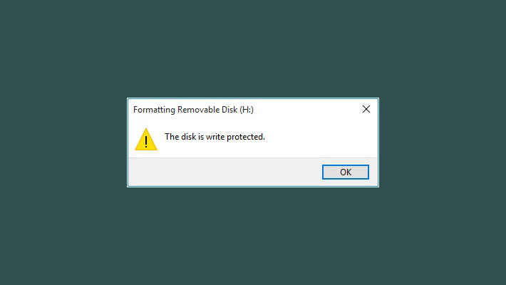 آموزش رفع خطای The disk is write protected در زمان فرمت فلش مموری