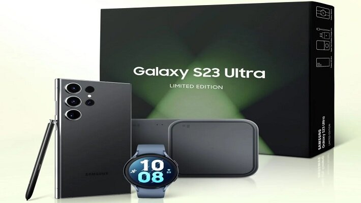 باندل Galaxy S23 Ultra به همراه شارژر بیسیم و ساعت هوشمند Watch 5 عرضه شد