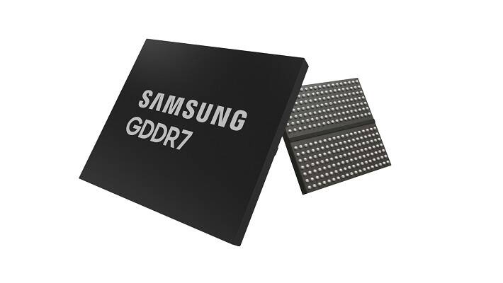 تولید انبوه اولین نسل از تراشه‌های حافظه GDDR7 جهان توسط کمپانی سامسونگ آغاز شد